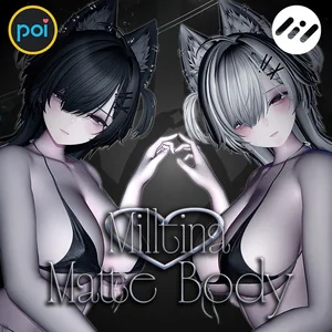 Milltinaマット肌material Liltoon＆Poiyomi