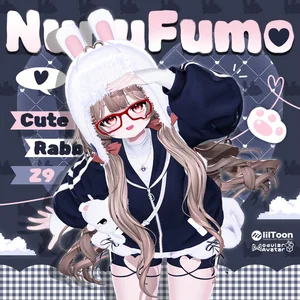 [VRC] 🖤セール中🖤 13 アバター対応 [Nunu+Fumo]