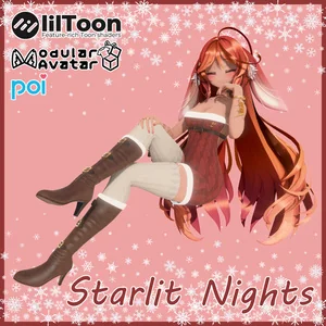 [VRC][MA][3 Avatar Support] Starlit Nights